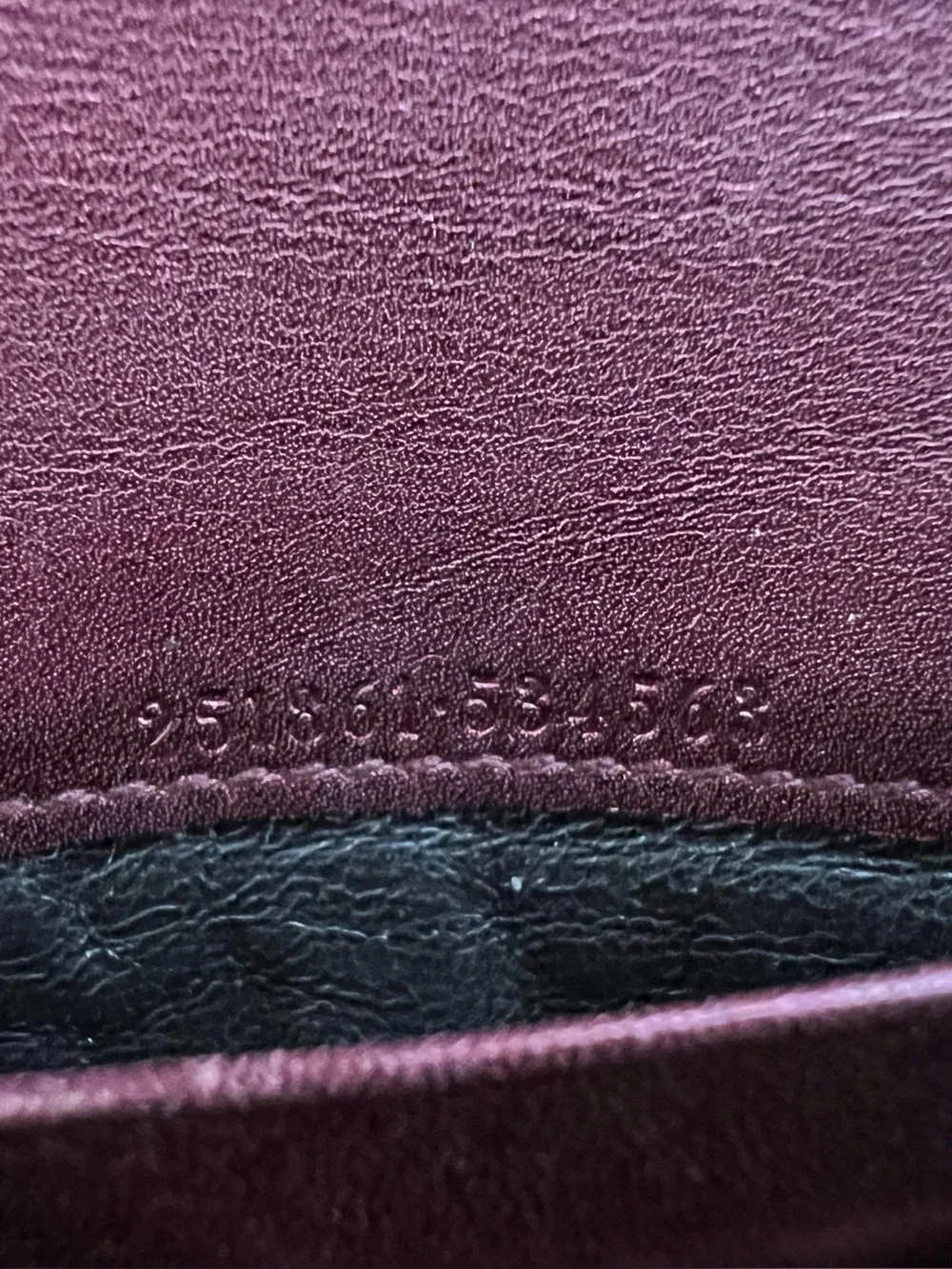 Gucci Burgundy Patent Leather GG Heart Continental Wallet - Picture 8 of 11